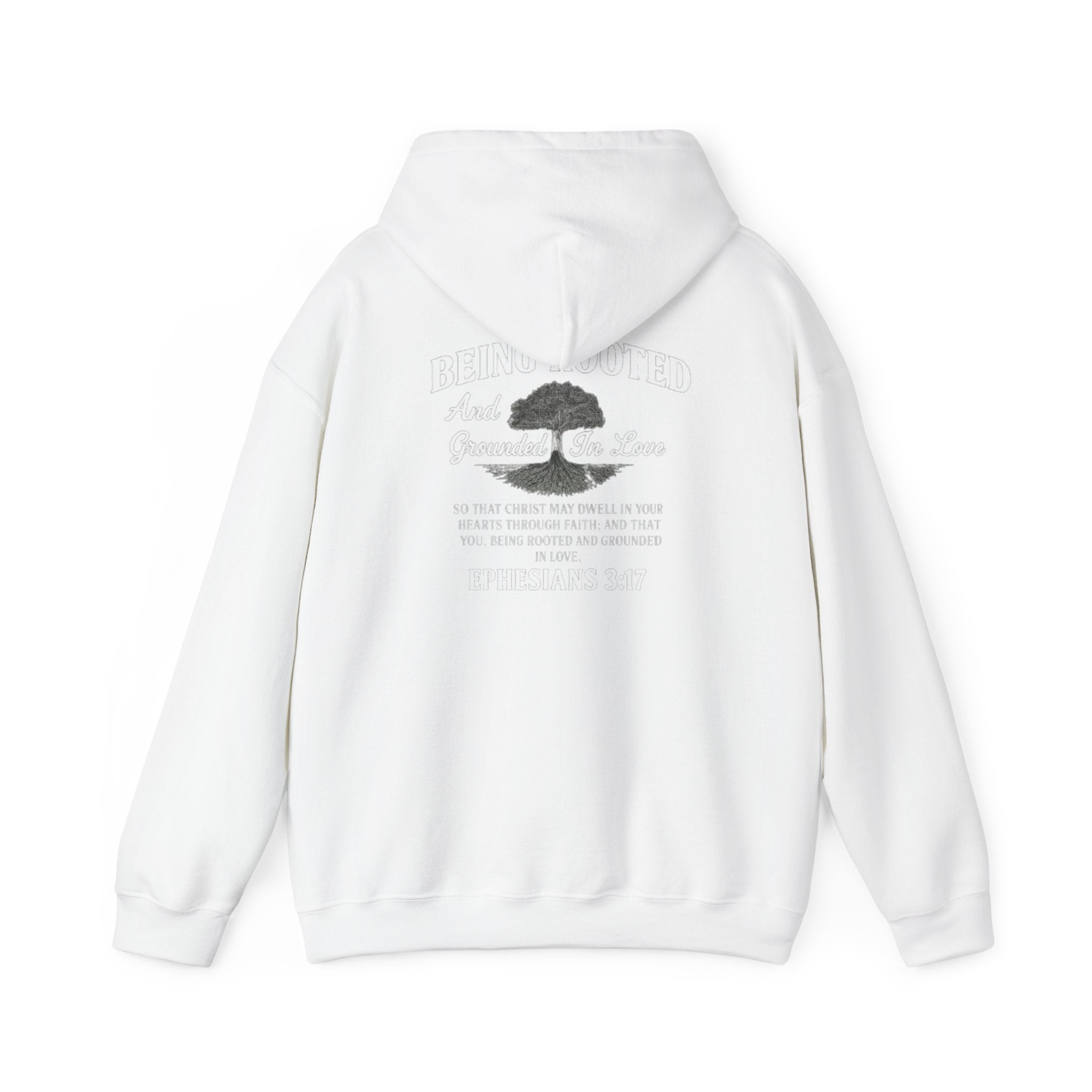 Ephesians 3:17 'Rooted & Grounded in Love' Hoodie — Christian Faith Pullover