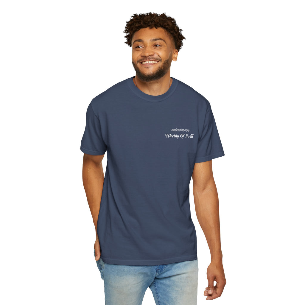 Christian Cross T-Shirt — "You Are Worthy Of It All" Faith Graphic Tee