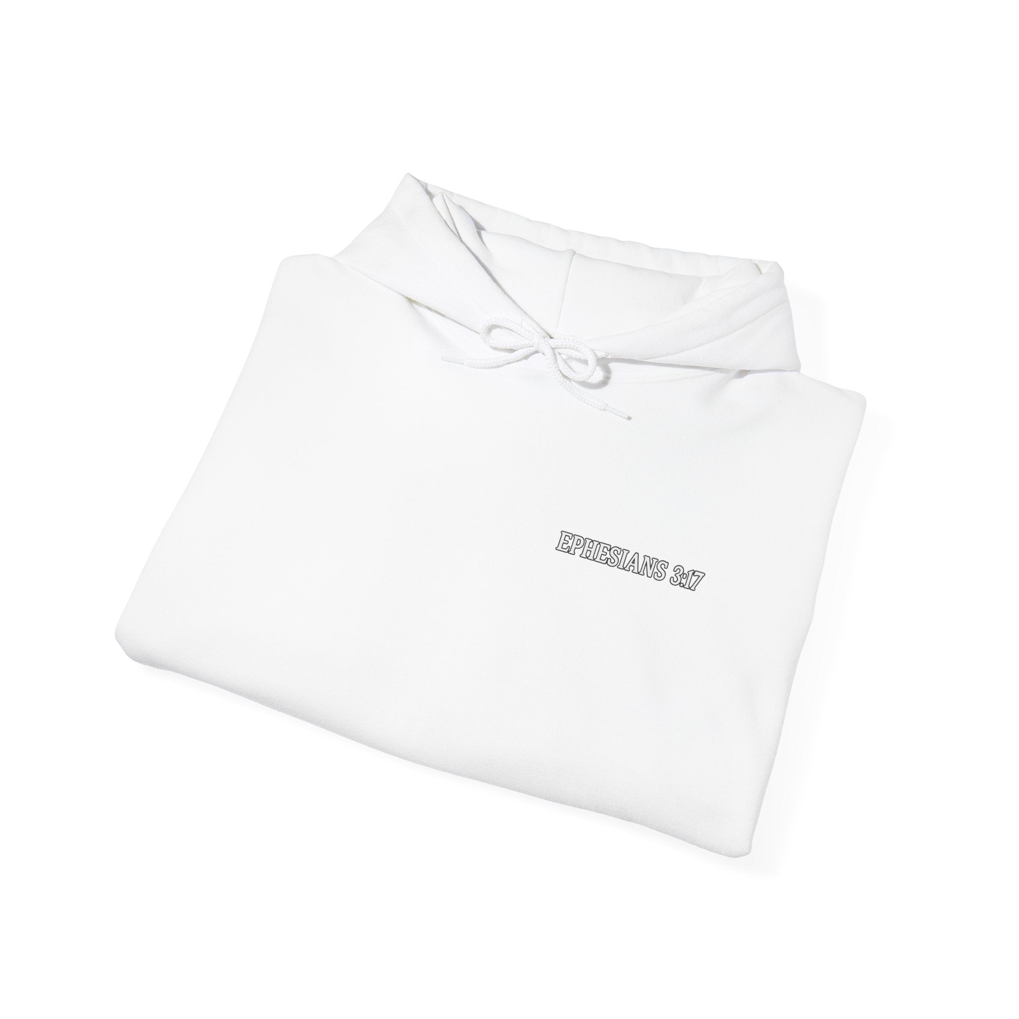 Ephesians 3:17 'Rooted & Grounded in Love' Hoodie — Christian Faith Pullover