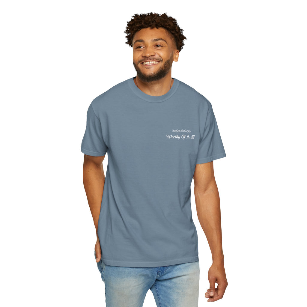 Christian Cross T-Shirt — "You Are Worthy Of It All" Faith Graphic Tee